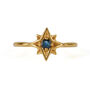 Guiding North Star Gemstone Gold Vermeil Ring, thumbnail 5 of 10