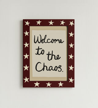 Welcome To The Chaos Handwritten Print, 12 of 12