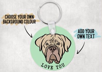 Dogue De Bordeaux Keyring, 3 of 6