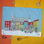 Norwich Christmas Tea Towel, thumbnail 1 of 5