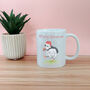 Personalised Christmas Puffin Mug, thumbnail 5 of 6