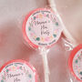 Personalised Floral Wreath Hen Party Lollipops, thumbnail 2 of 4
