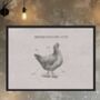 British Chicken Butcher Chart, thumbnail 9 of 9