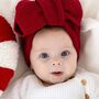 My First Christmas Embroidered Personalised New Baby Knitted Romper, thumbnail 10 of 11