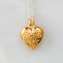 Vintage Heart Necklace, thumbnail 4 of 6