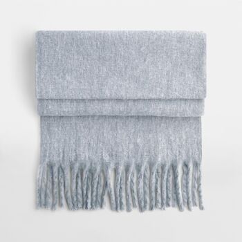 Oversized Fluffy Tassel Scarf, 10 of 10