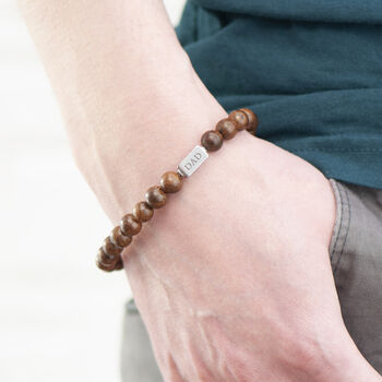 Personalised Men's Wooden Bracelet, 9 of 9
