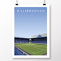Sheffield Wednesday Hillsborough Kop/South Stand Poster, thumbnail 2 of 8