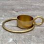 Gold Tone Metal Tea Light Holder, thumbnail 1 of 3
