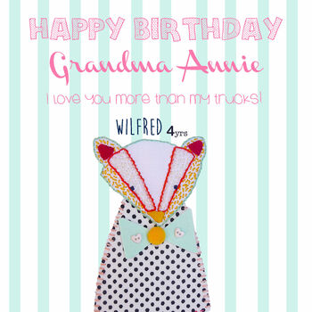 'Happy Birthday' Nanny / Grandma / Grandpa Card, 4 of 8