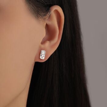 Retro Game Console Stud Earrings In Sterling Silver, 7 of 12