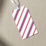 Luxury Striped Gift Wrapping Paper – Blue And Red Design, thumbnail 3 of 8
