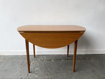 Mid Century Small Drop Leaf Dining Table, 5 of 12