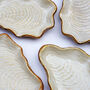 Handmade Large Ceramic Shell Serving Tray, thumbnail 5 of 8
