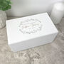 Personalised Wreath Large Cremation Urn For Ashes | One.44 Litres, thumbnail 1 of 8
