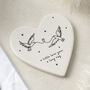 Doves 'A Little Love Goes A Long Way' Ceramic Coaster, thumbnail 1 of 4