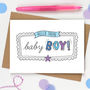 New Baby Boy Card, thumbnail 1 of 3