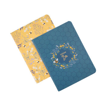 Set Of Two Queen Bee A6 Lined Paper Notebooks, 2 of 5