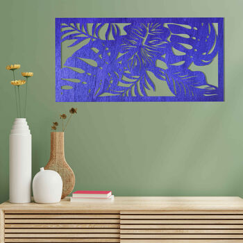 Monstera Majesty: Tropical Plant Leaves Wall Panel, 12 of 12