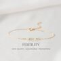Fertility Bracelet – Dainty Chain Handmade Natural Crystal Jewellery For Fertility, Ivf, Pregnancy, thumbnail 1 of 6