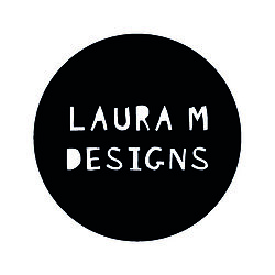 Laura M designs logo