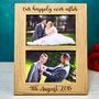 Personalised Double Solid Oak Photo Frame, thumbnail 1 of 4