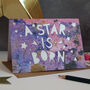 A Star Is Born Celestial Papercut Card, thumbnail 1 of 6