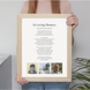 Wedding Photos And Poem Personalised Print, thumbnail 10 of 10