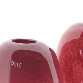 Vase Decor Ovali Red Bubbles, 2 of 6