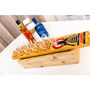 Cricket Bat Tequila Shot Glass Tray, thumbnail 2 of 7