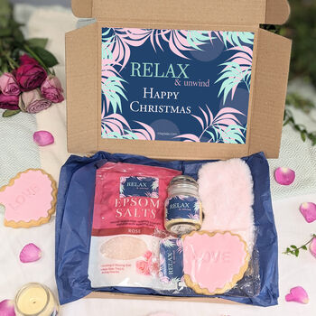 Personalised Relax And Unwind Spa Pamper Hamper, 5 of 6