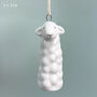 Hanging Porcelain Sheep Decor Hanger For Home, thumbnail 1 of 4