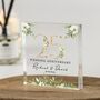 Wedding Anniversary Gift, Any Year Personalised Acrylic Block, thumbnail 1 of 2
