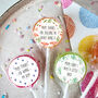 Cheeky 'Thank You' Mother's Day Small Lollipop Set, thumbnail 3 of 4