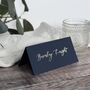 Wedding Table Personalised Guests Place Card Real Metallic Foil, thumbnail 6 of 9