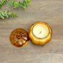 Orange Pumpkin Candle Pot Vanilla Scented, thumbnail 7 of 11