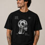 Funny Football Father's Day Gift Skull X Ray Graphic T Shirt, thumbnail 1 of 2
