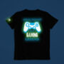 Gamer Personalised Glow In The Dark T Shirt, thumbnail 6 of 6