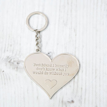 Friends Large Heart Message Keyring, 5 of 7