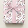 Premium Quality Vibrant Multi Coloured Snowflake Christmas Gift Wrapping Paper, thumbnail 2 of 7