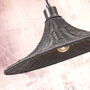 Handmade Black Rattan Bohemian Pendant Shade, thumbnail 3 of 3