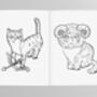 Colouring Book Set Of Five Funny Cat Colouring In Books, thumbnail 2 of 6