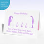 Personalised Penguin Family Birthday Card, thumbnail 1 of 5