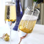 Elegant Rose Gold Personalised Champagne Flute, thumbnail 7 of 11