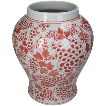 Chinoiserie Ginger Jar Pot And Vase Boxtel Red Porcelain, 5 of 8