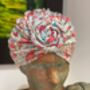 Pre Tied Chemo Turban Headwrap Front Knot, thumbnail 3 of 12