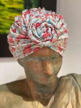 Pre Tied Chemo Turban Headwrap Front Knot, 3 of 12