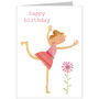 Ballet Dancer Birthday Card, thumbnail 2 of 4