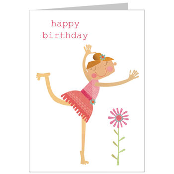 Ballet Dancer Birthday Card, 2 of 4