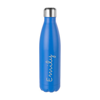 Personalised Summer Style Matte Water Bottle, 2 of 2